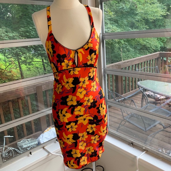 Urban Outfitters Tail Whip Printed Bodycon Dress - Picture 4 of 8